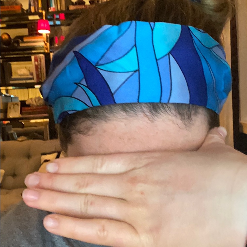Silk Blue Headband